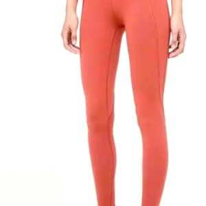 Lululemon Time To Sweat Rust Leggings
